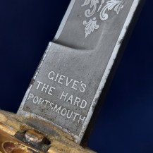 British 1827 Pattern Naval Officers Sword, Early 20th Century by Gieves 23